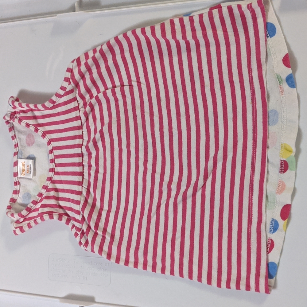 3/$12 Gymboree Dots/Stripes Tank